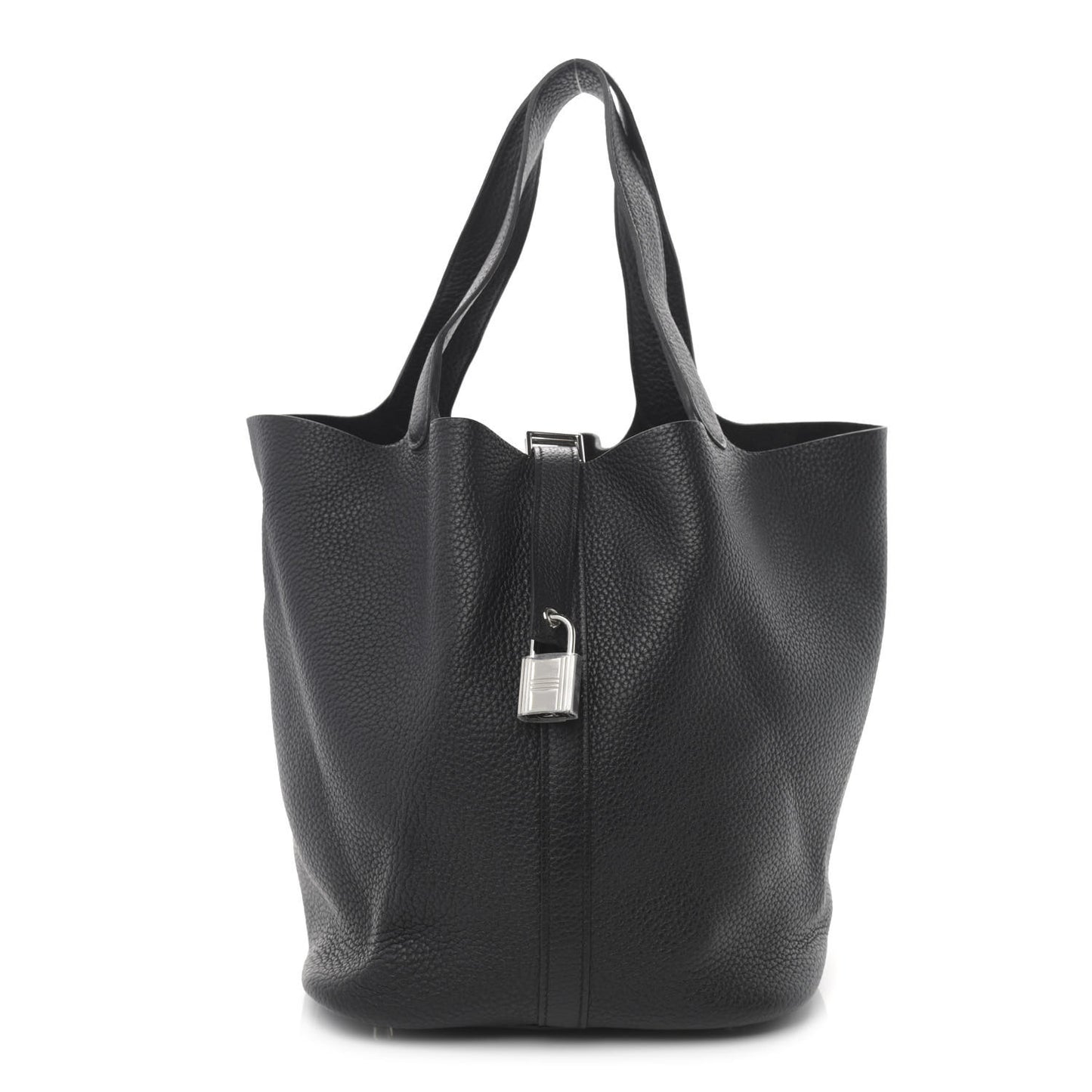 Taurillon Clemence Picotin Lock 26 GM Black