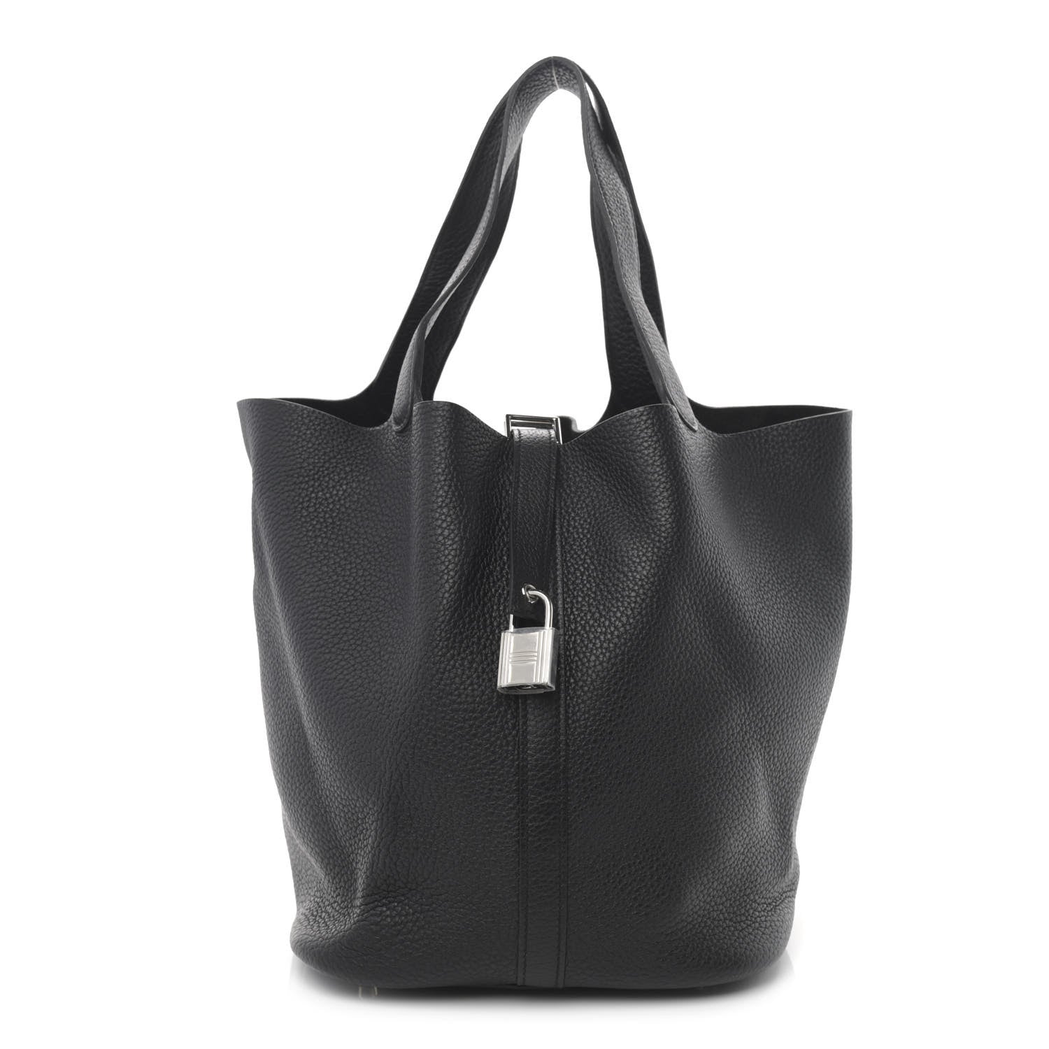 Hermes Taurillon Clemence Picotin Lock 26 GM Black 1 of 10