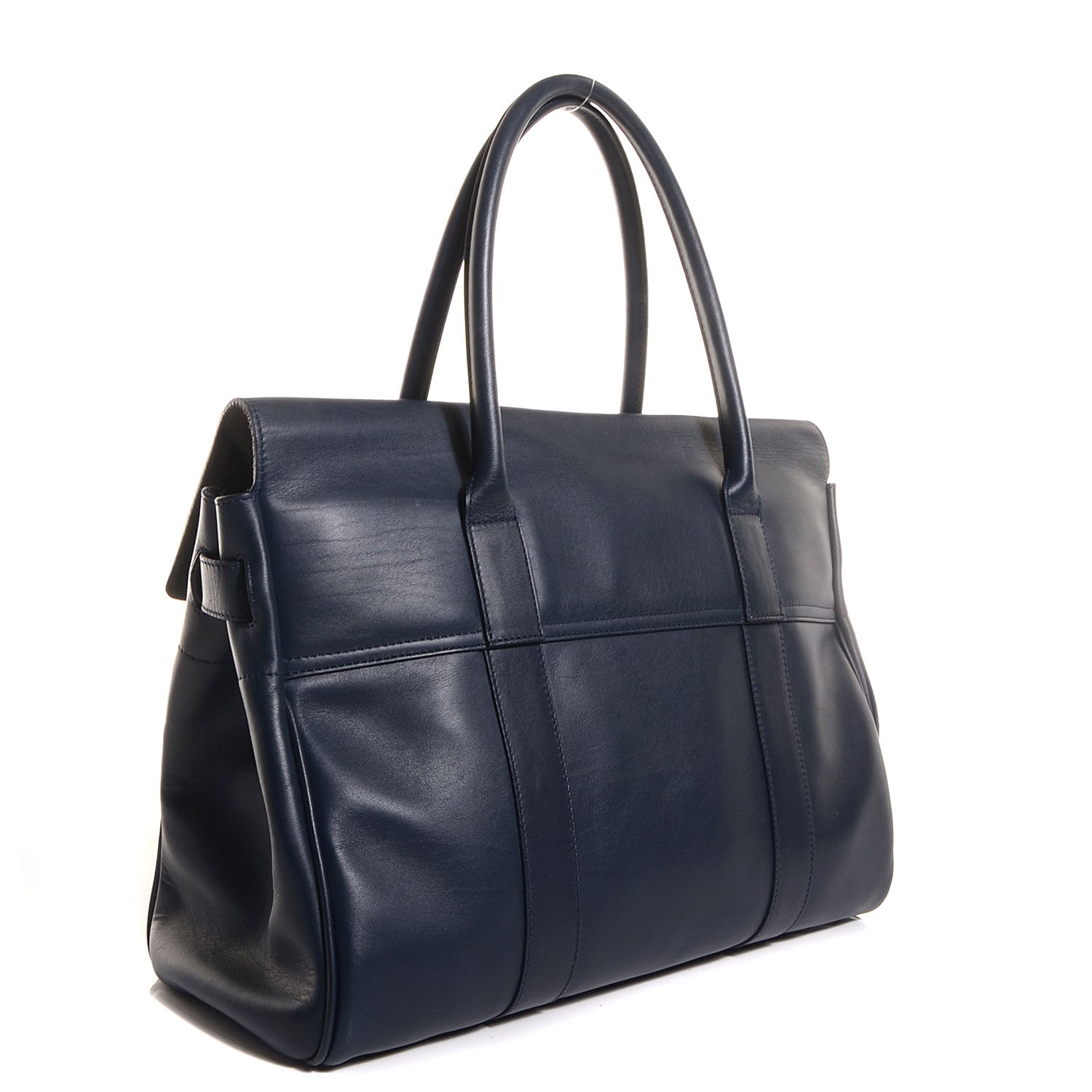 Mulberry Smooth Leather Bayswater Navy 3 of 12