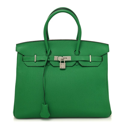 Hermes Togo Birkin 35 Bambou 1 of 12
