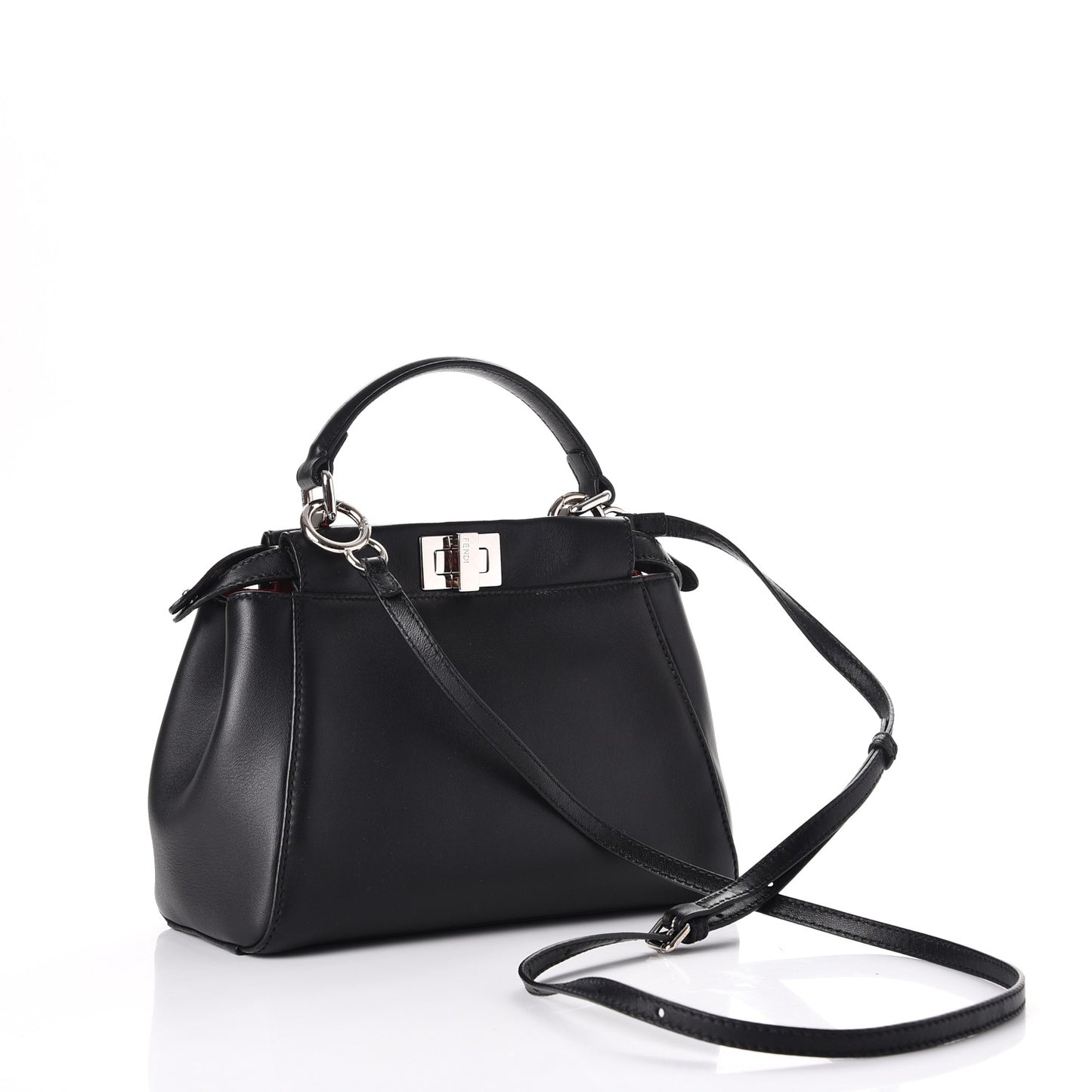 Nappa Karung Monster Eyes Mini Peekaboo Iconic Satchel Black Papavero