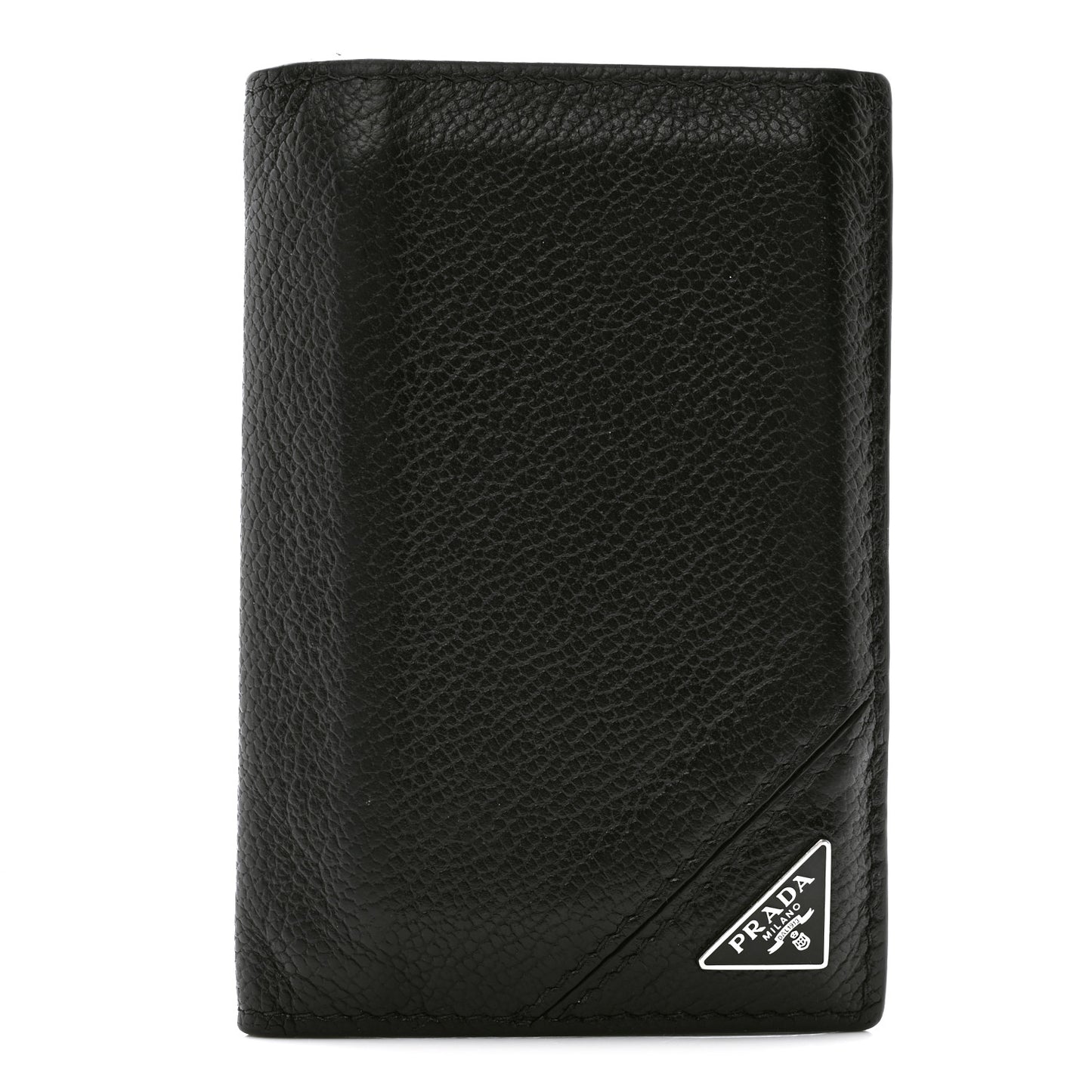 Vitello Micro Grain Card Holder Black