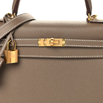 Hermes Epsom Kelly Sellier 25 Etoupe 8 of 13