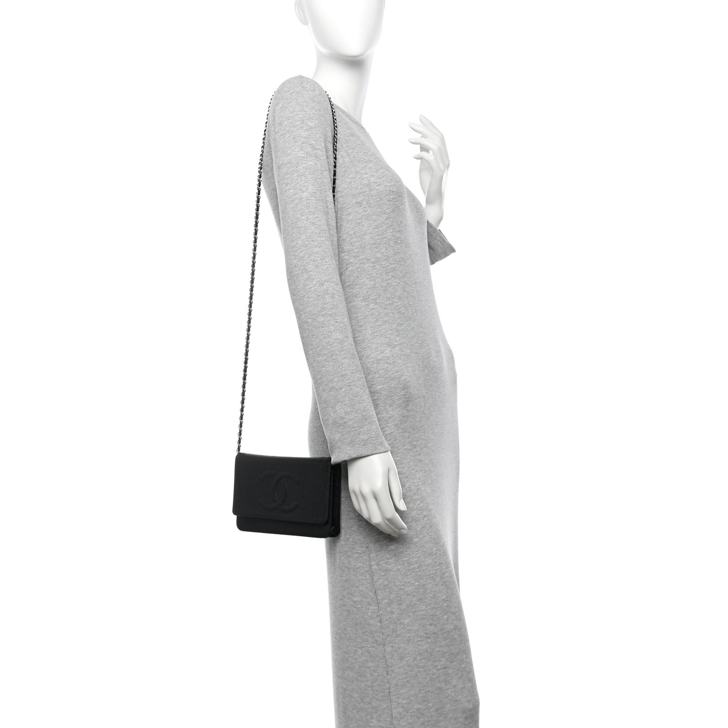 Caviar Timeless CC Wallet on Chain WOC Black