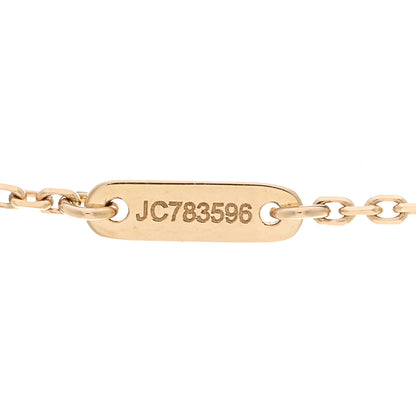 Van Cleef & Arpels 18K Yellow Gold Mother of Pearl Sweet Alhambra Pendant Necklace 3 of 4