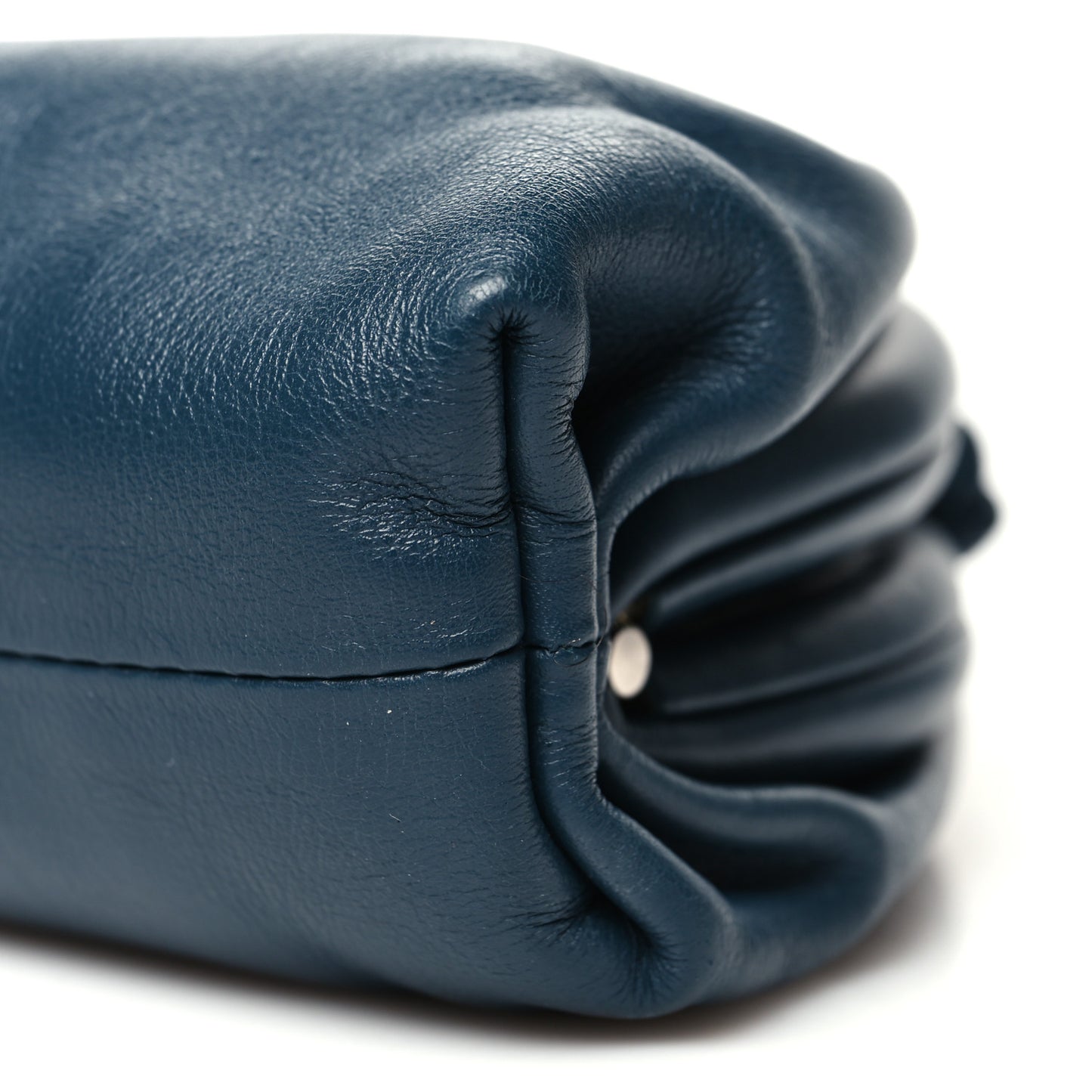 Butter Calfskin The Mini Pouch Deep Blue