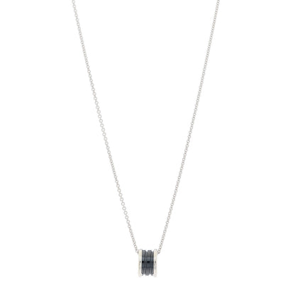 Bulgari Sterling Silver Ceramic Save The Children Pendant Necklace 1 of 7