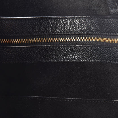 Celine Soft Grained Calfskin Medium Belt Cabas Phantom Black 6 of 9