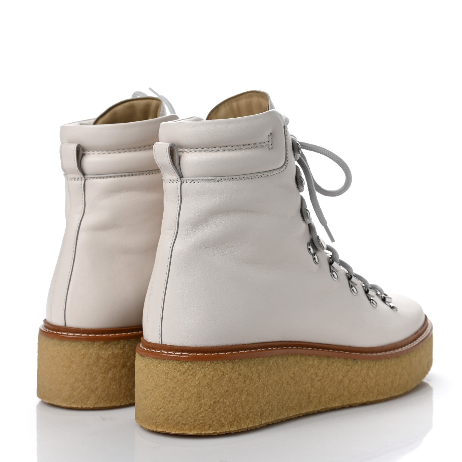 Hermes Calfskin Discovery Ankle Boot 40 White 4 of 7
