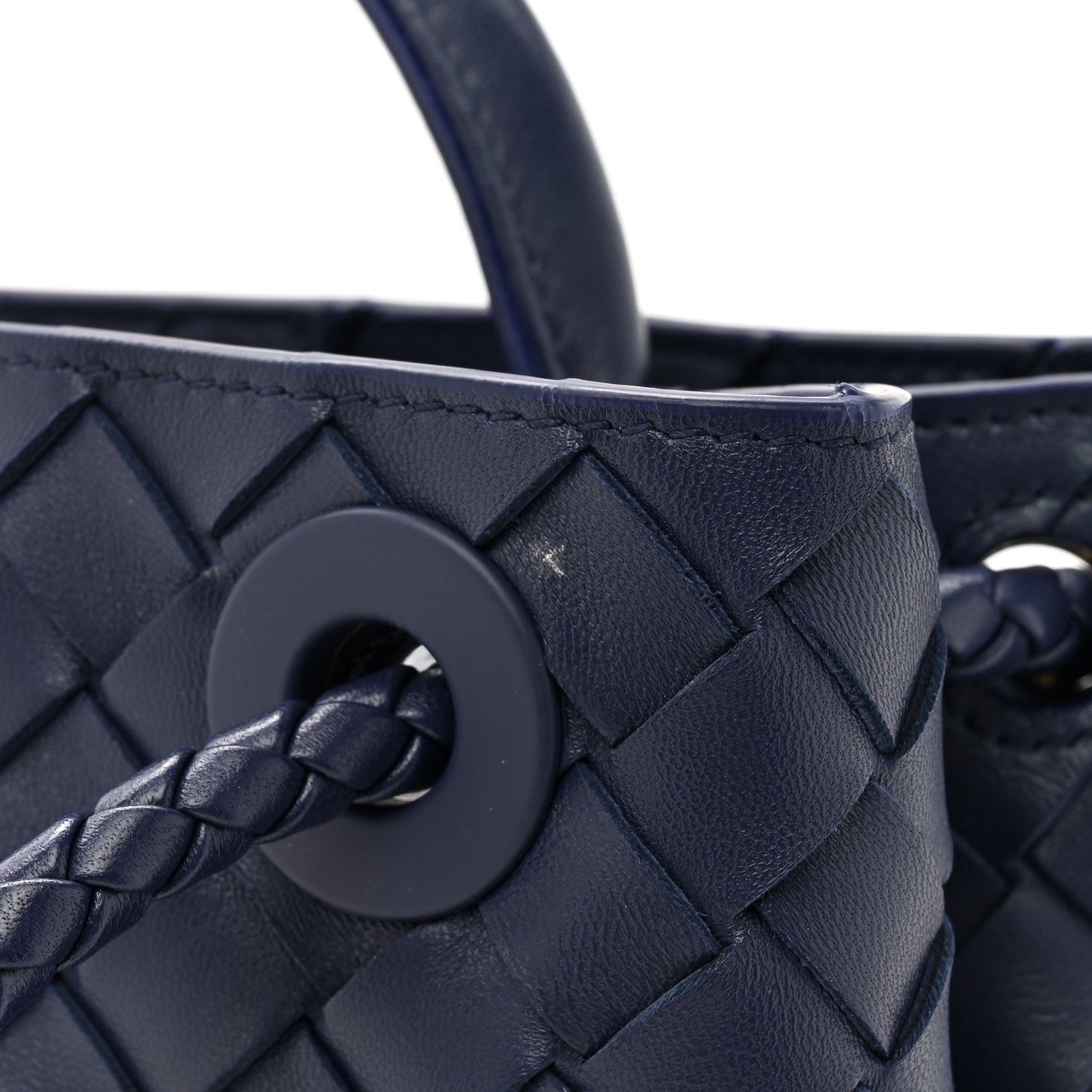 Nappa Intrecciato Small Andiamo Shoulder Bag Duke