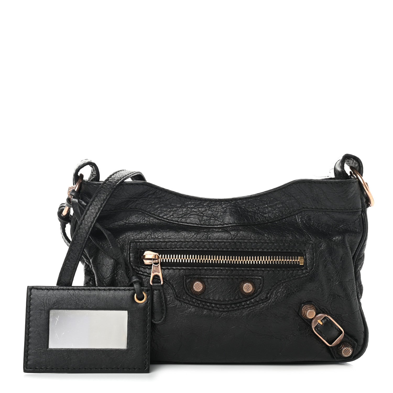 Balenciaga Agneau Giant Rose Gold Hardware Hip Black 1 of 10