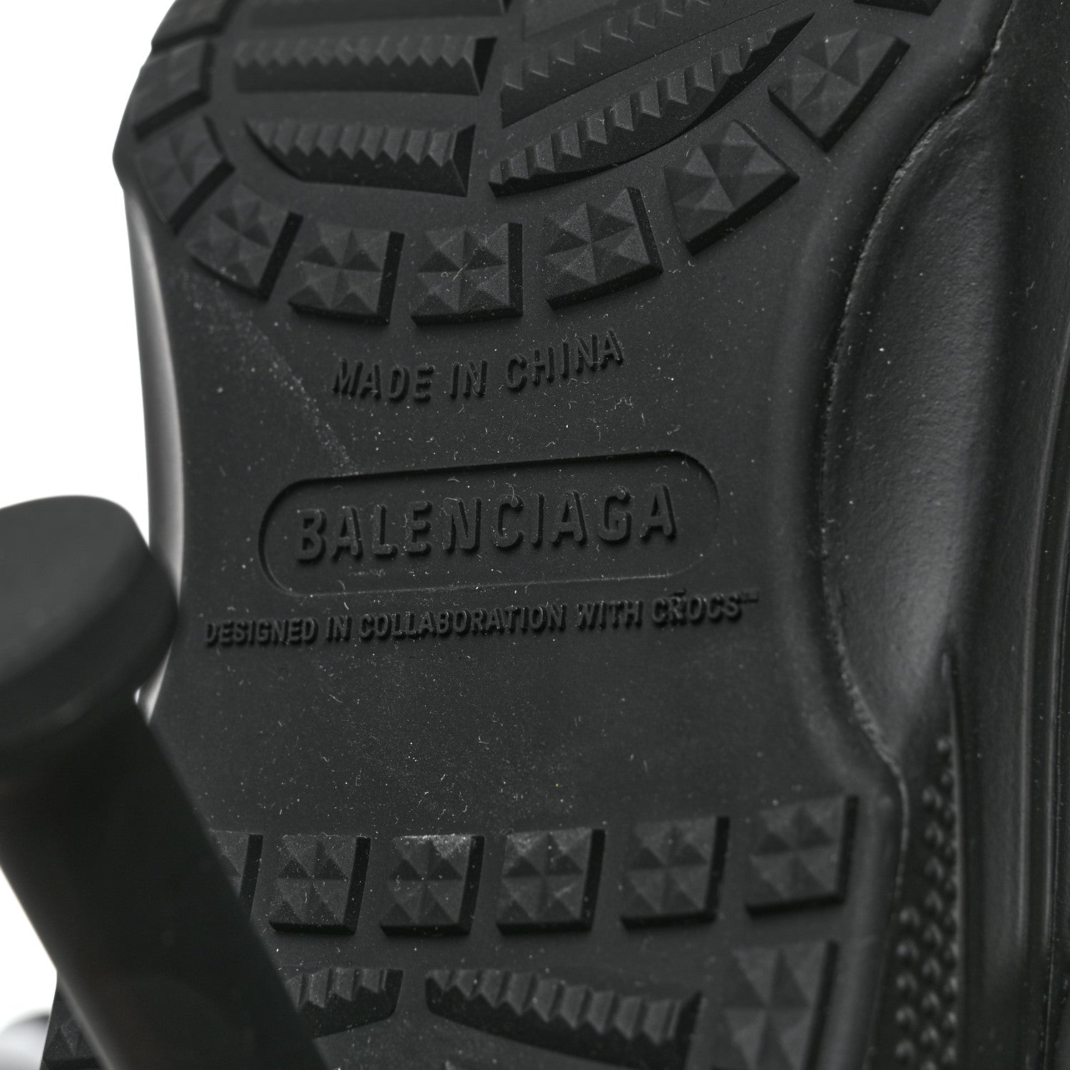 Balenciaga X CROCS Rubber Womens Madame 80 Sandals 37 Black 8 of 9