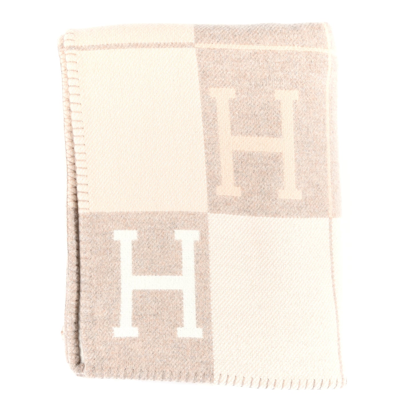 Wool Cashmere Avalon III Blanket Coco Camomille