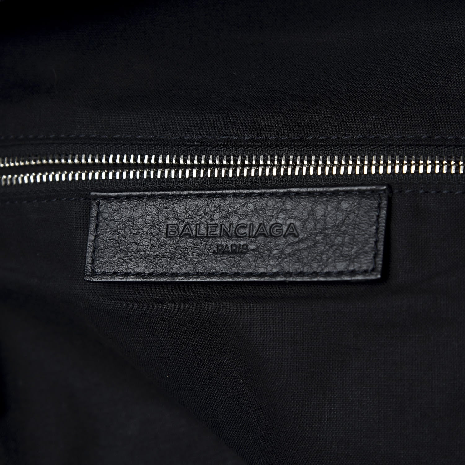 Balenciaga Agneau Classic Silver Hardware Backpack Black 5 of 9