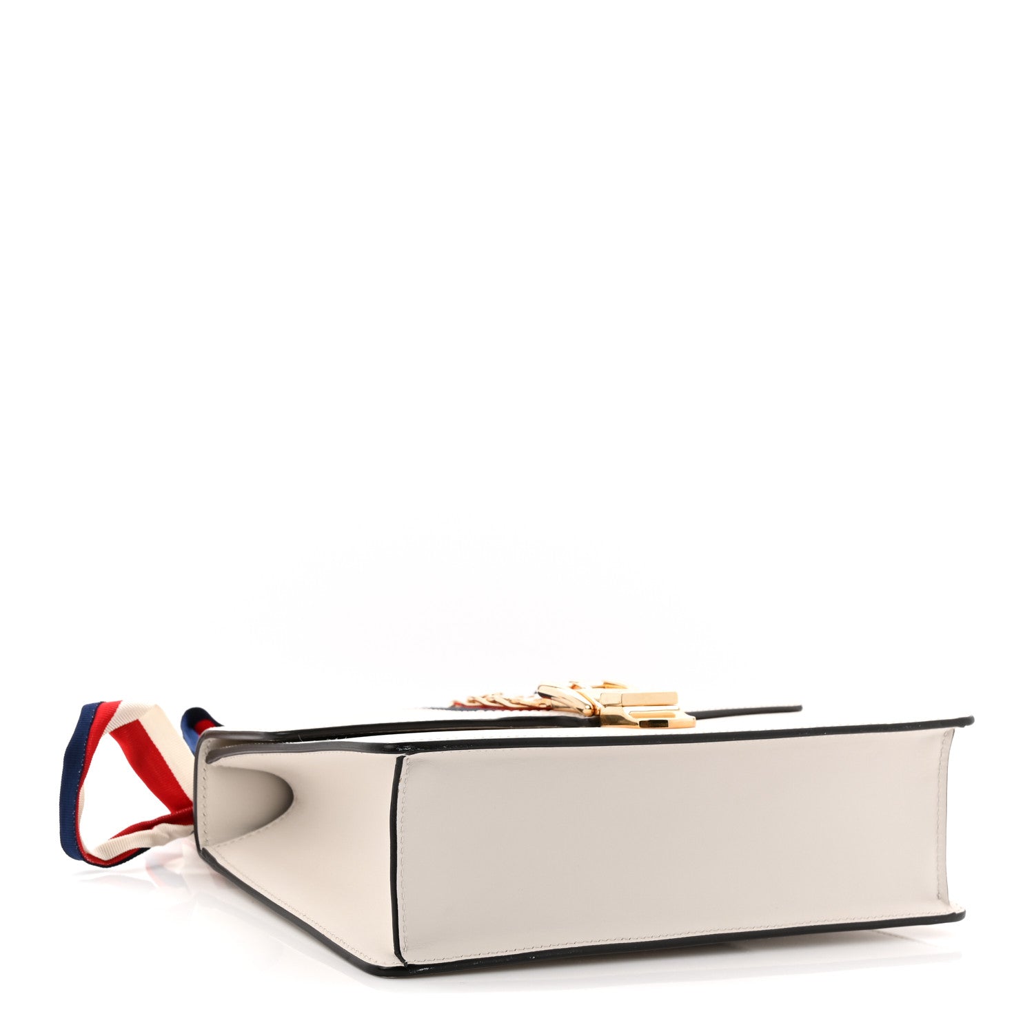 Gucci Calfskin Small Sylvie Shoulder Bag Off White 4 of 10