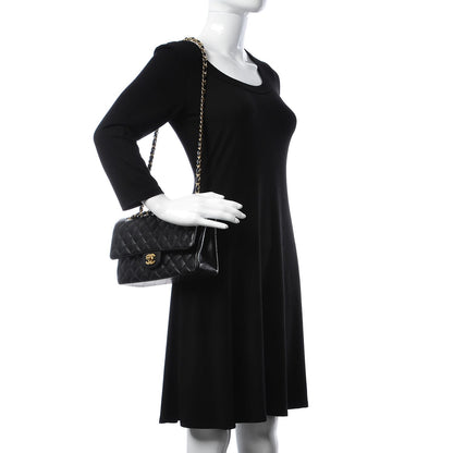 Chanel Caviar Quilted Medium Double Flap Black 3 of 9