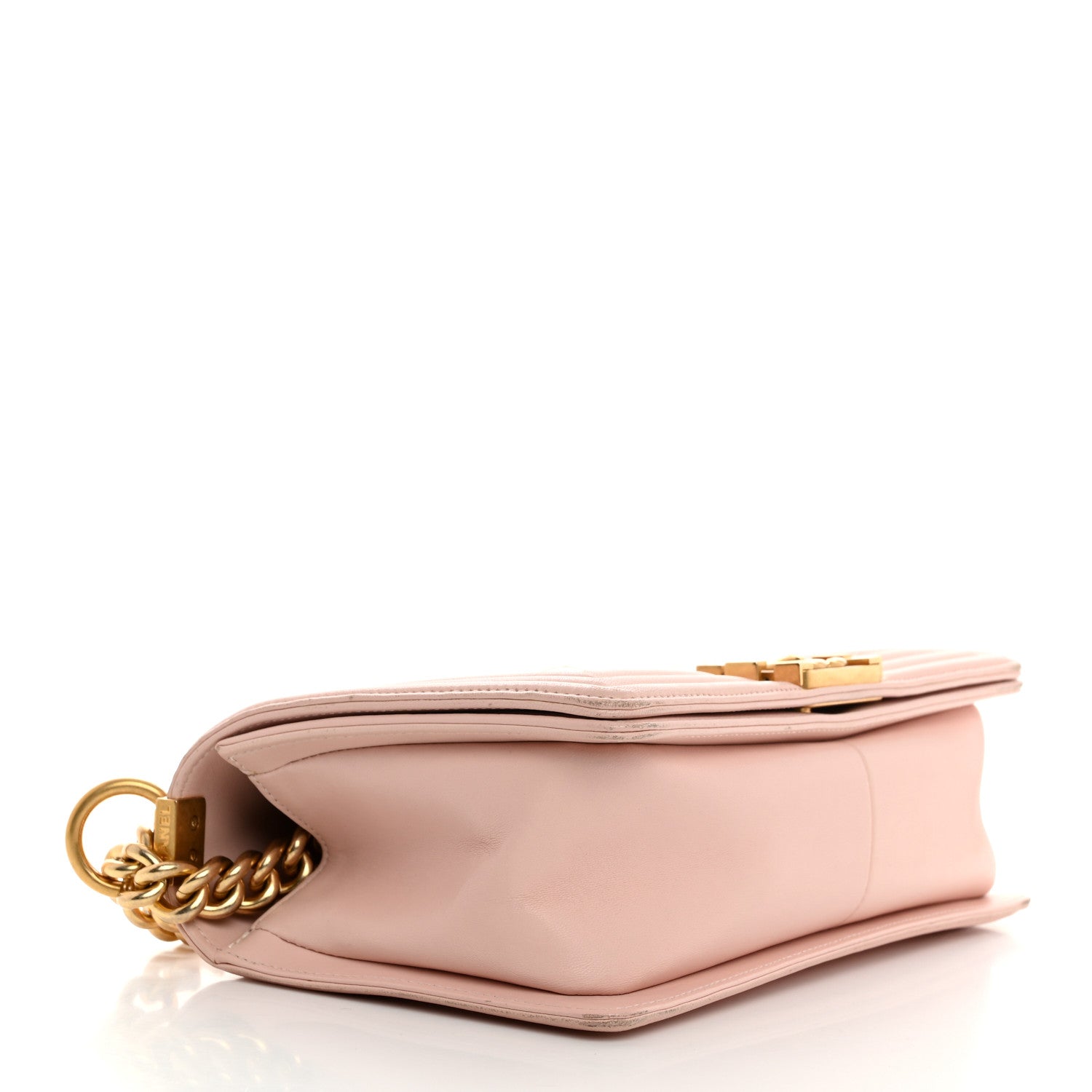 Chanel Tweed Lambskin Medium Boy Flap Pink 4 of 14