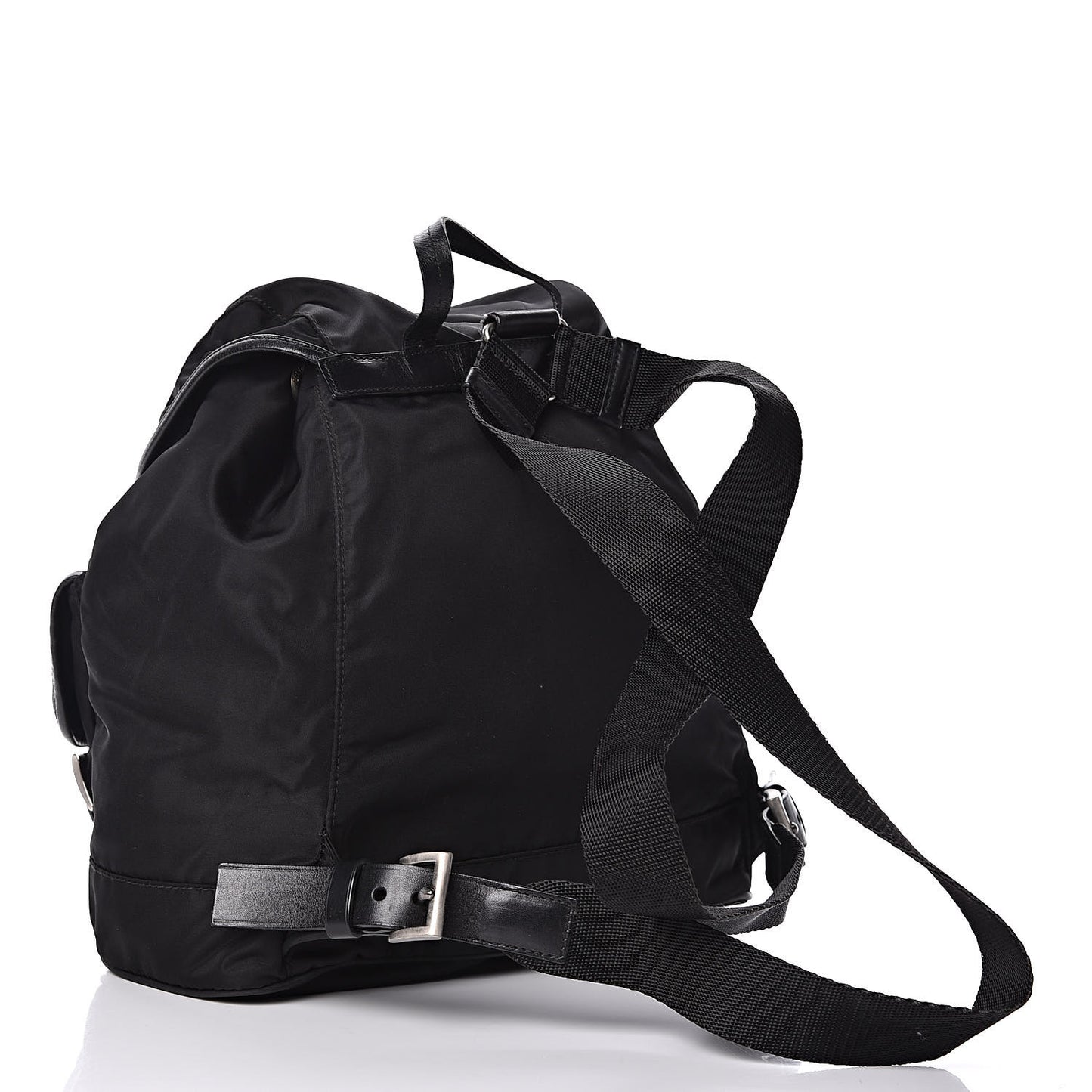 Nylon Vela Medium Backpack Black