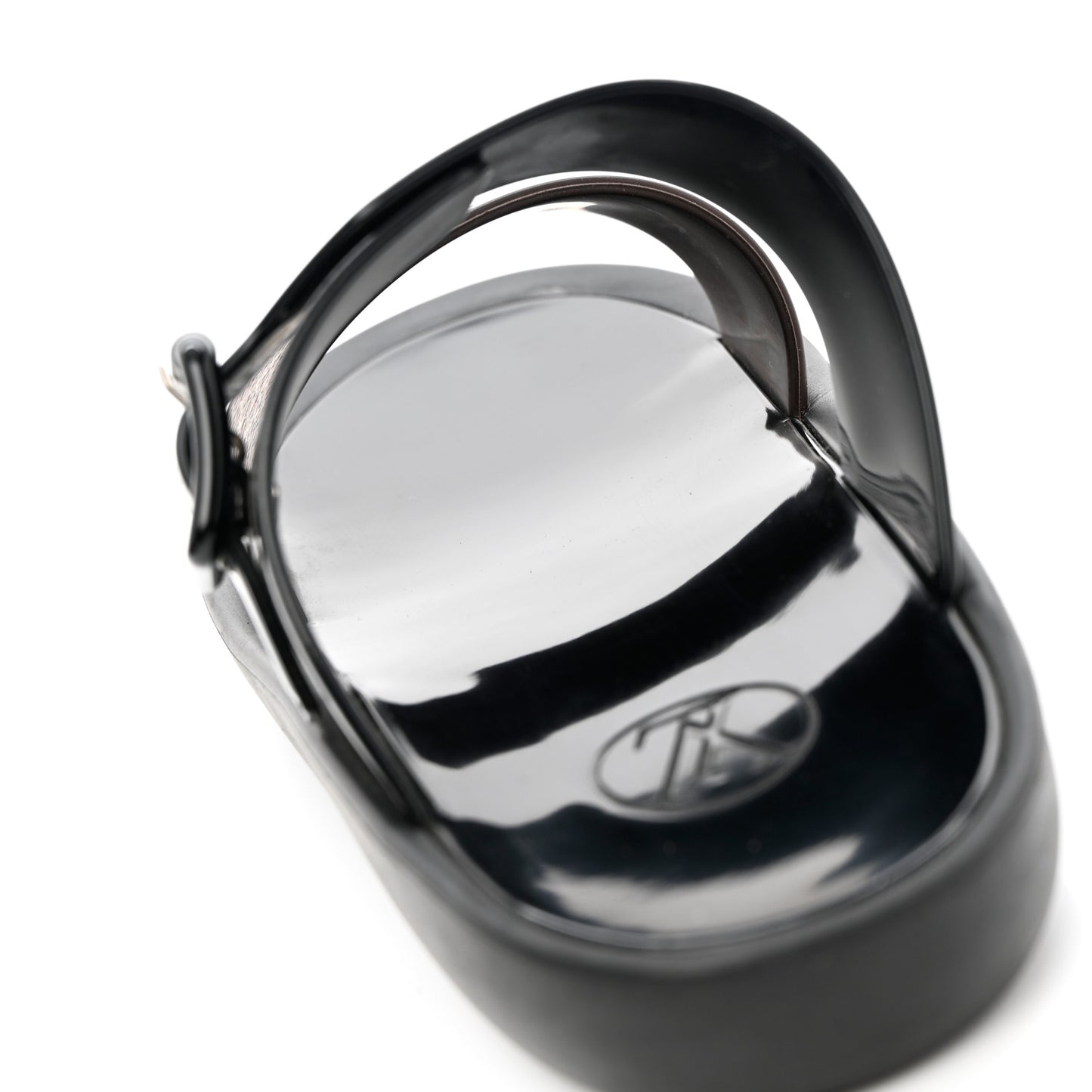 Monogram Sunbath Flat Mule Sandals 38 Black