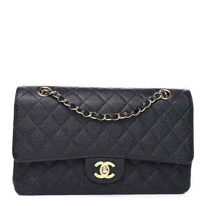 Chanel Caviar Quilted Medium Double Flap Black 1 of 9