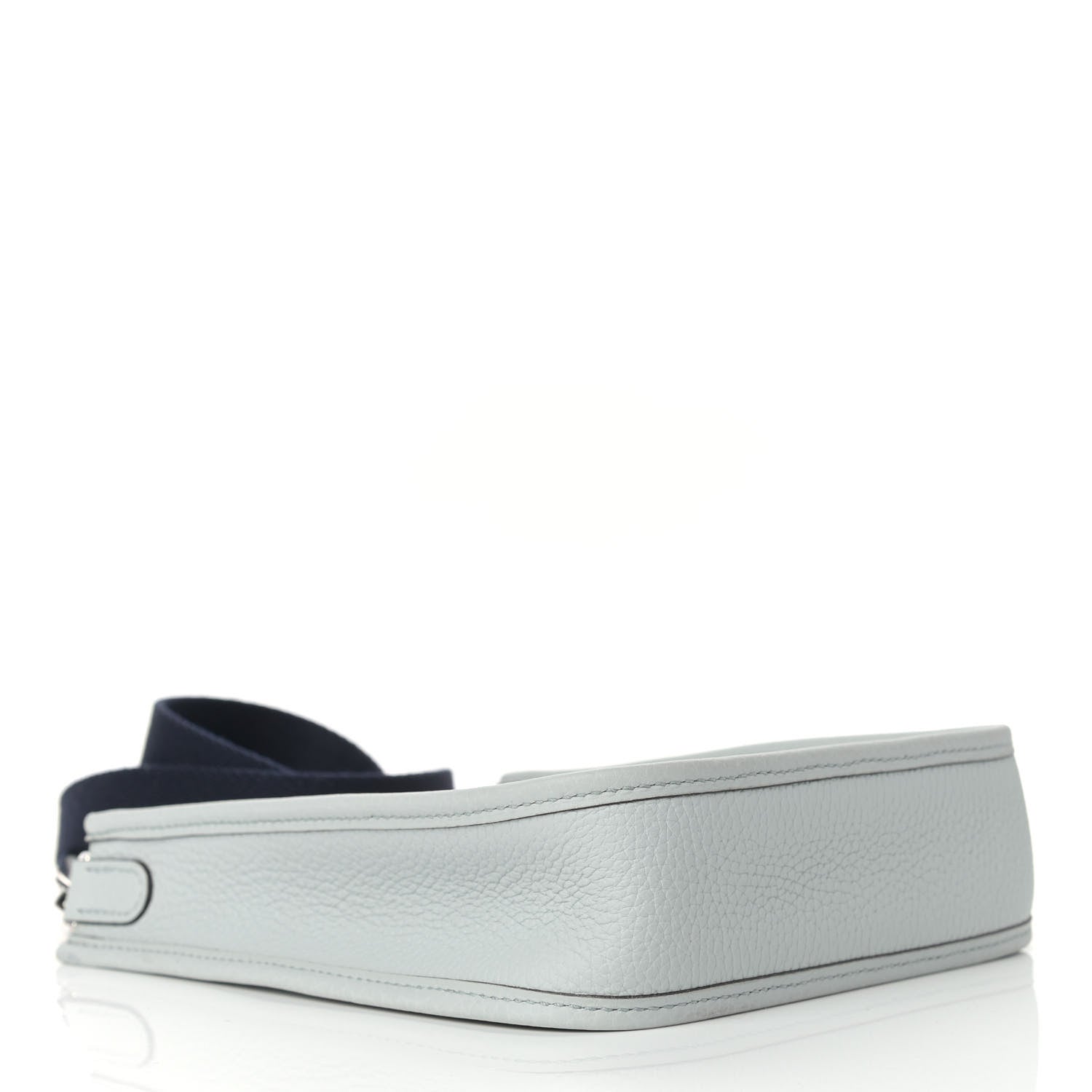 Hermes Taurillon Clemence Amazone Evelyne TPM Bleu Pale Indigo 3 of 9