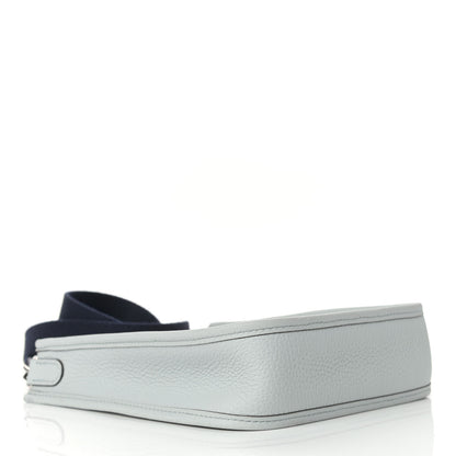 Hermes Taurillon Clemence Amazone Evelyne TPM Bleu Pale Indigo 3 of 9