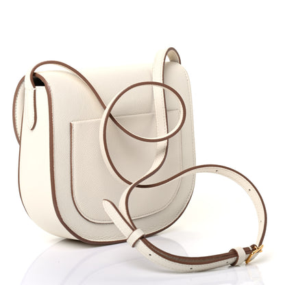 Celine Grained Calfskin Small Trotteur White 2 of 4