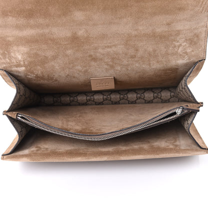 Gucci GG Supreme Monogram Medium Dionysus Shoulder Bag Taupe 5 of 5