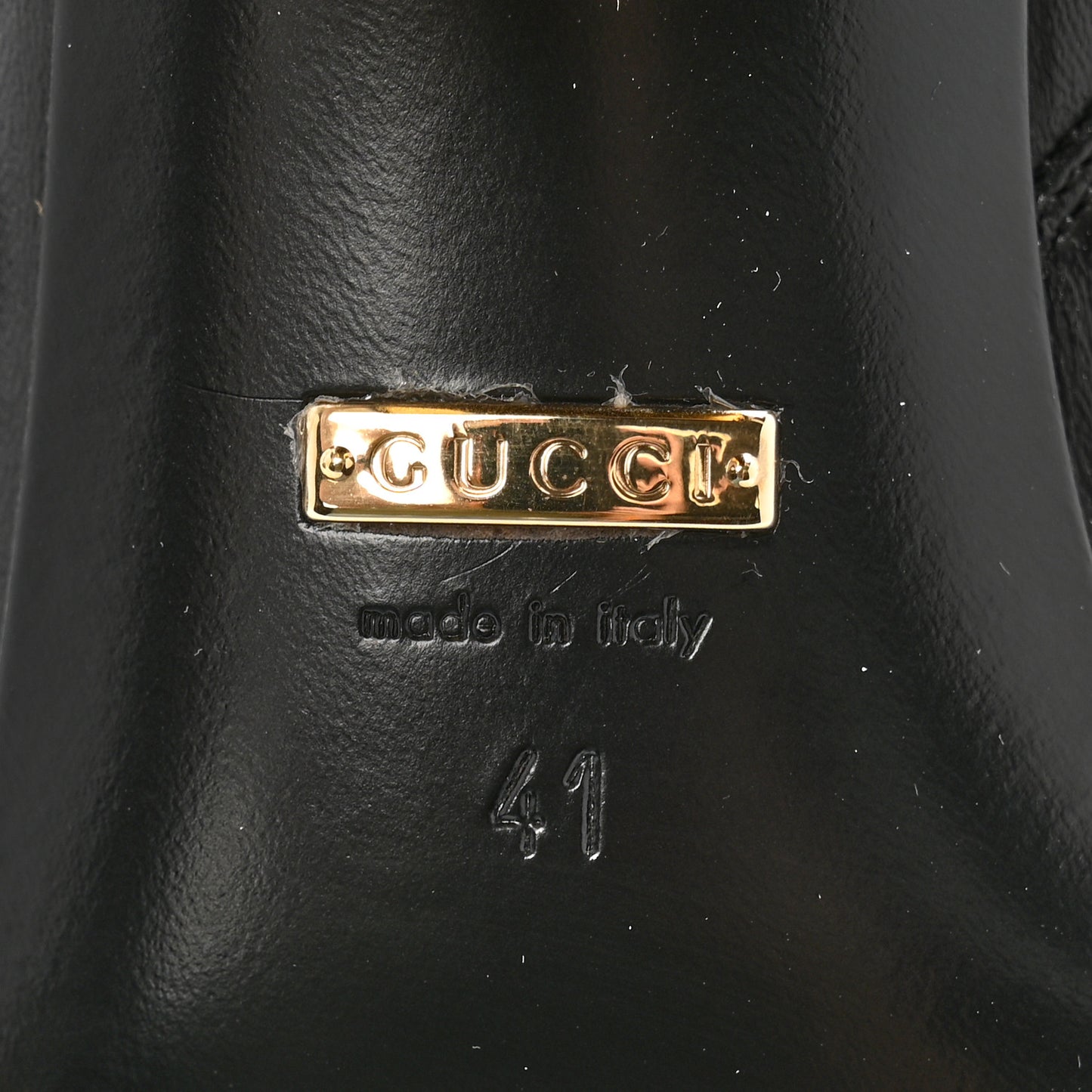 Nappa Charlotte Horsebit 55mm Knee High Boots 41 Black
