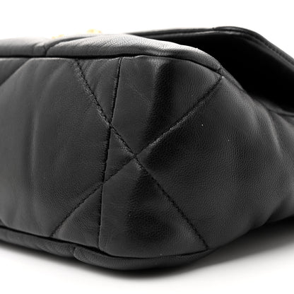 Chanel Goatskin Quilted Medium Chanel 19 Flap Black 10 of 12