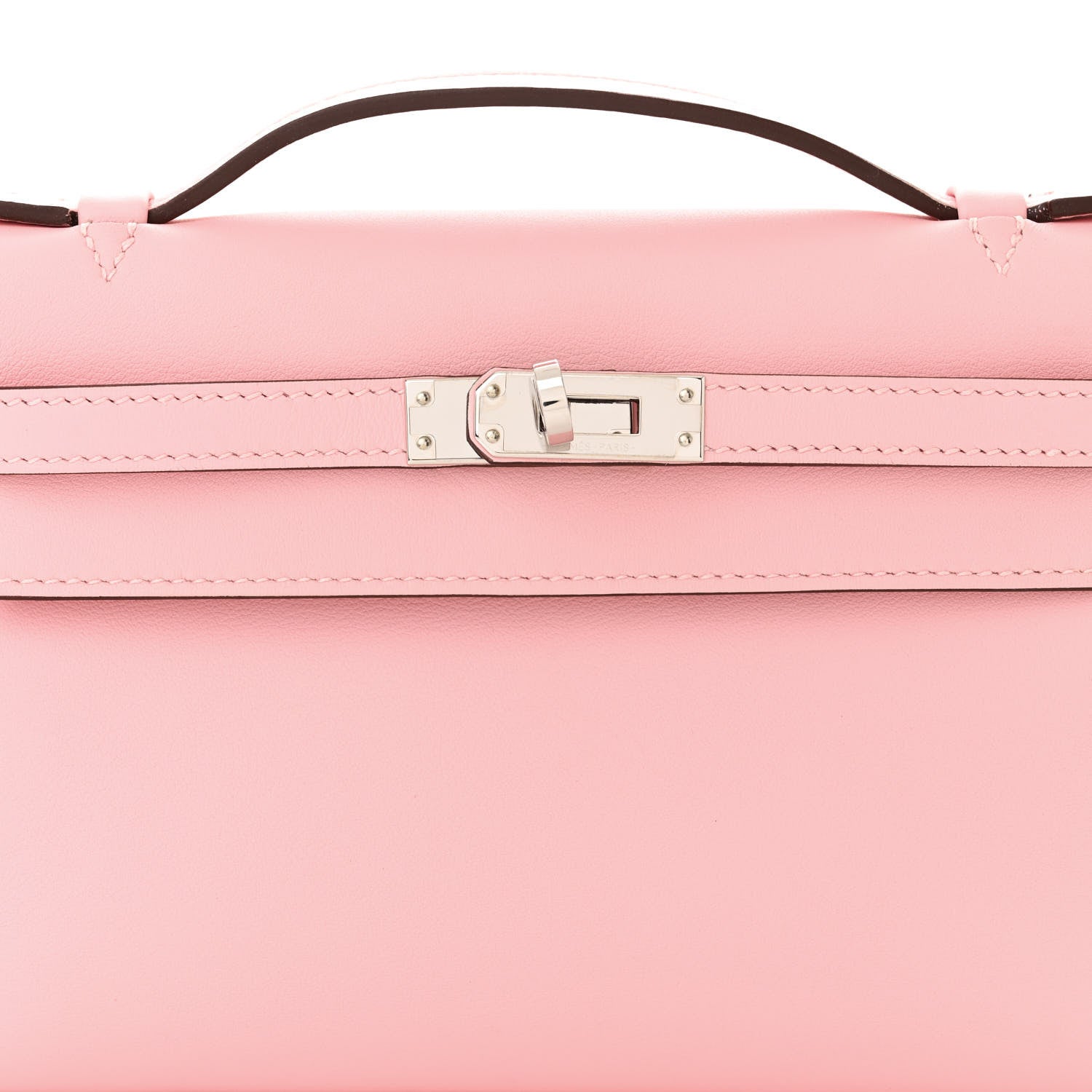Hermes Swift Kelly Pochette Clutch Rose Sakura 7 of 10
