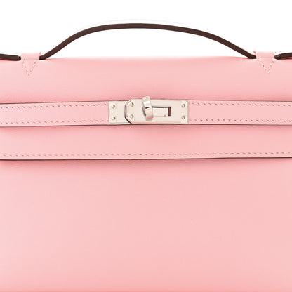 Hermes Swift Kelly Pochette Clutch Rose Sakura 7 of 10