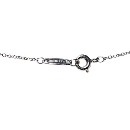 Tiffany Platinum Diamond .18ctw Flower Pendant Necklace 3 of 4