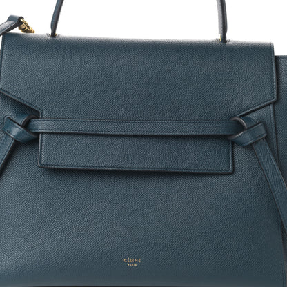 Celine Grained Calfskin Mini Belt Bag Deepsea 7 of 9