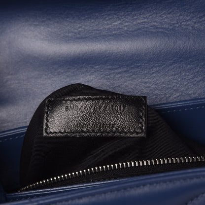 Saint Laurent Calfskin Y Quilted Monogram Toy Loulou Chain Satchel Denim 8 of 9