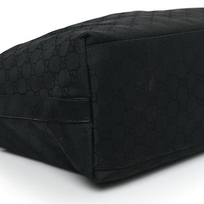 Gucci Nylon Monogram Large Hobo Black 9 of 17