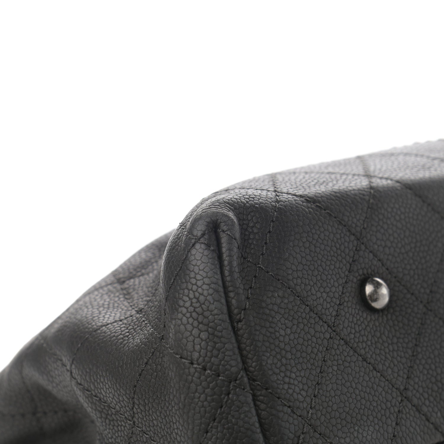 Chanel Grained Vegetal Calfskin Urban Shopping Tote Black 11 of 14