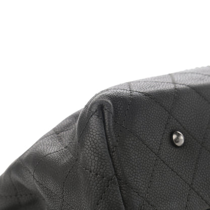 Chanel Grained Vegetal Calfskin Urban Shopping Tote Black 11 of 14