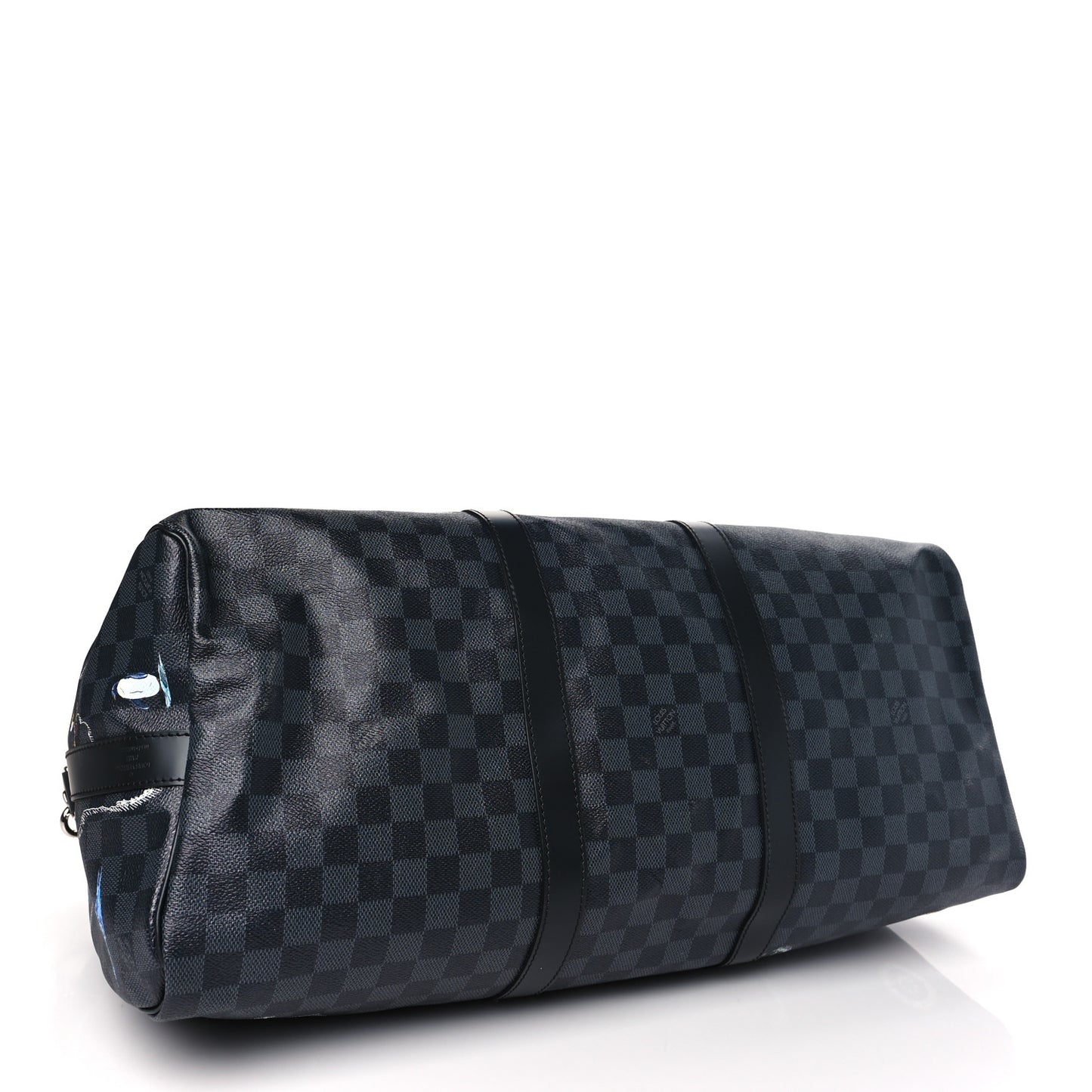 Damier Graphite World Map Keepall Bandouliere 50