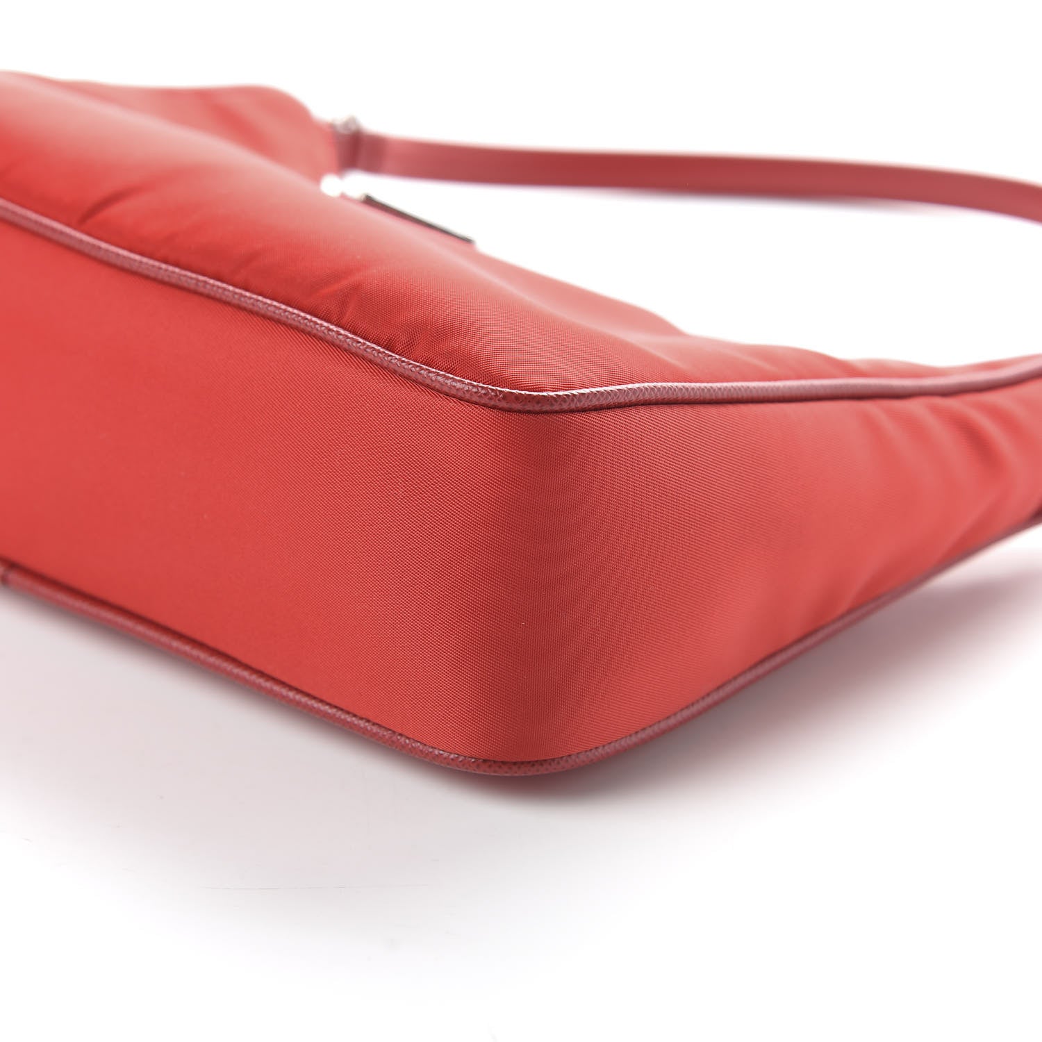 Prada Re-Nylon Saffiano Mini Re-Edition 2005 Bag Rosso 7 of 9