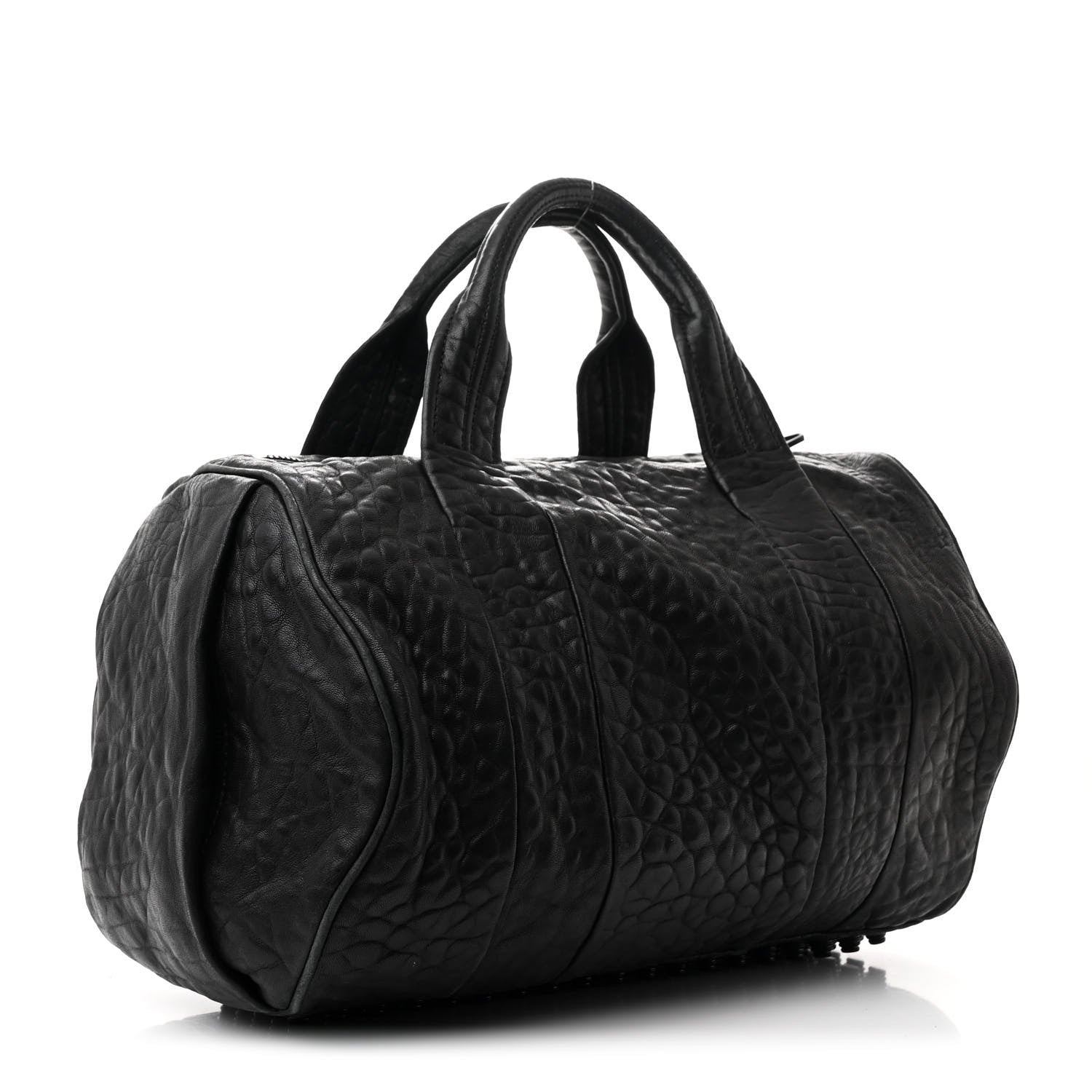 Alexander Wang Pebbled Lambskin Rockie Black Matte Black Hardware 3 of 11