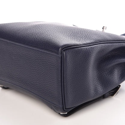 Hermes Taurillon Clemence Kelly Ado Backpack Bleu Nuit 11 of 12