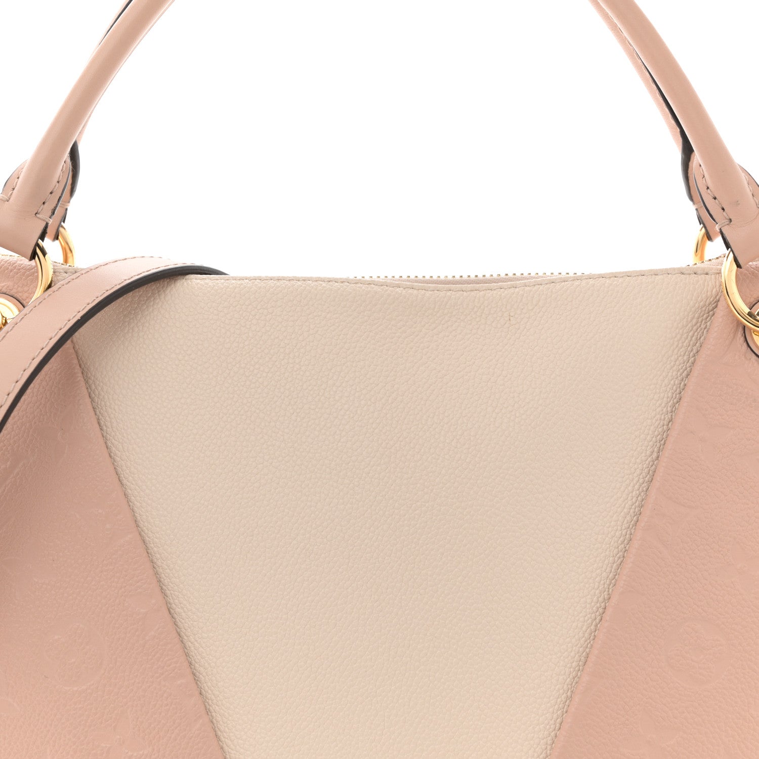 Louis Vuitton Empreinte V Tote MM Beige Rose Creme 8 of 15