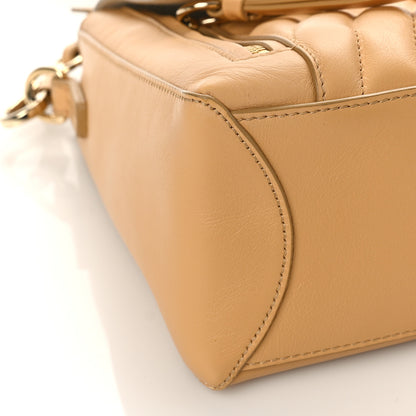 Chloe Smooth Calfskin Quilted Small Faye Day Shoulder Bag Bleached Brown 7 of 10