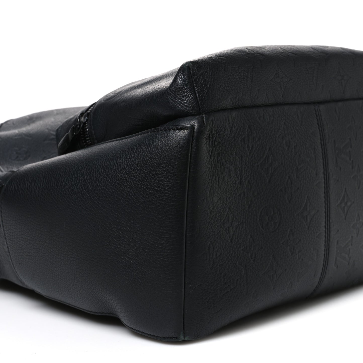 Calfskin Monogram Shadow Discovery Backpack Black