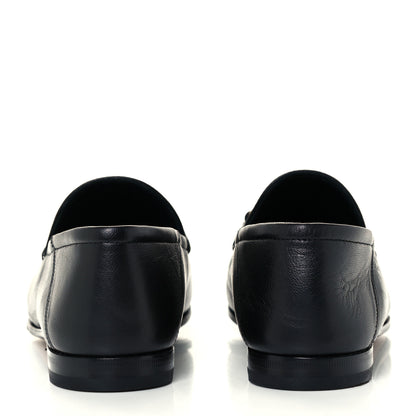 Gucci Lambskin Womens Brixton Horsebit Loafers 37 Black 6 of 11