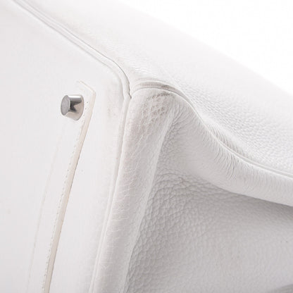 Hermes Taurillon Clemence Birkin 35 White 44 of 44