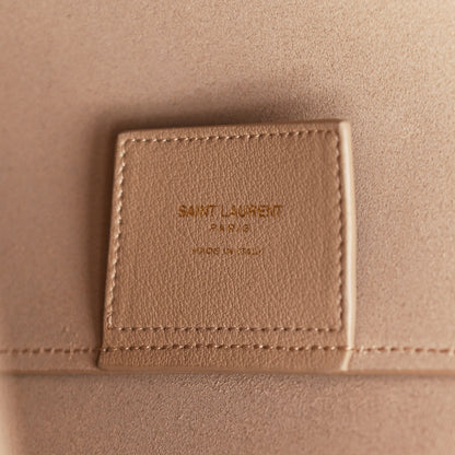 Saint Laurent Calfskin Large Shopping Tote Dark Beige 7 of 10