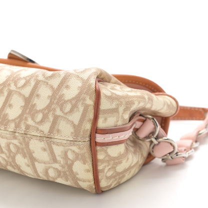 Christian Dior Monogram Romantique Trotter Flap Bag Beige Rose Clair 9 of 12