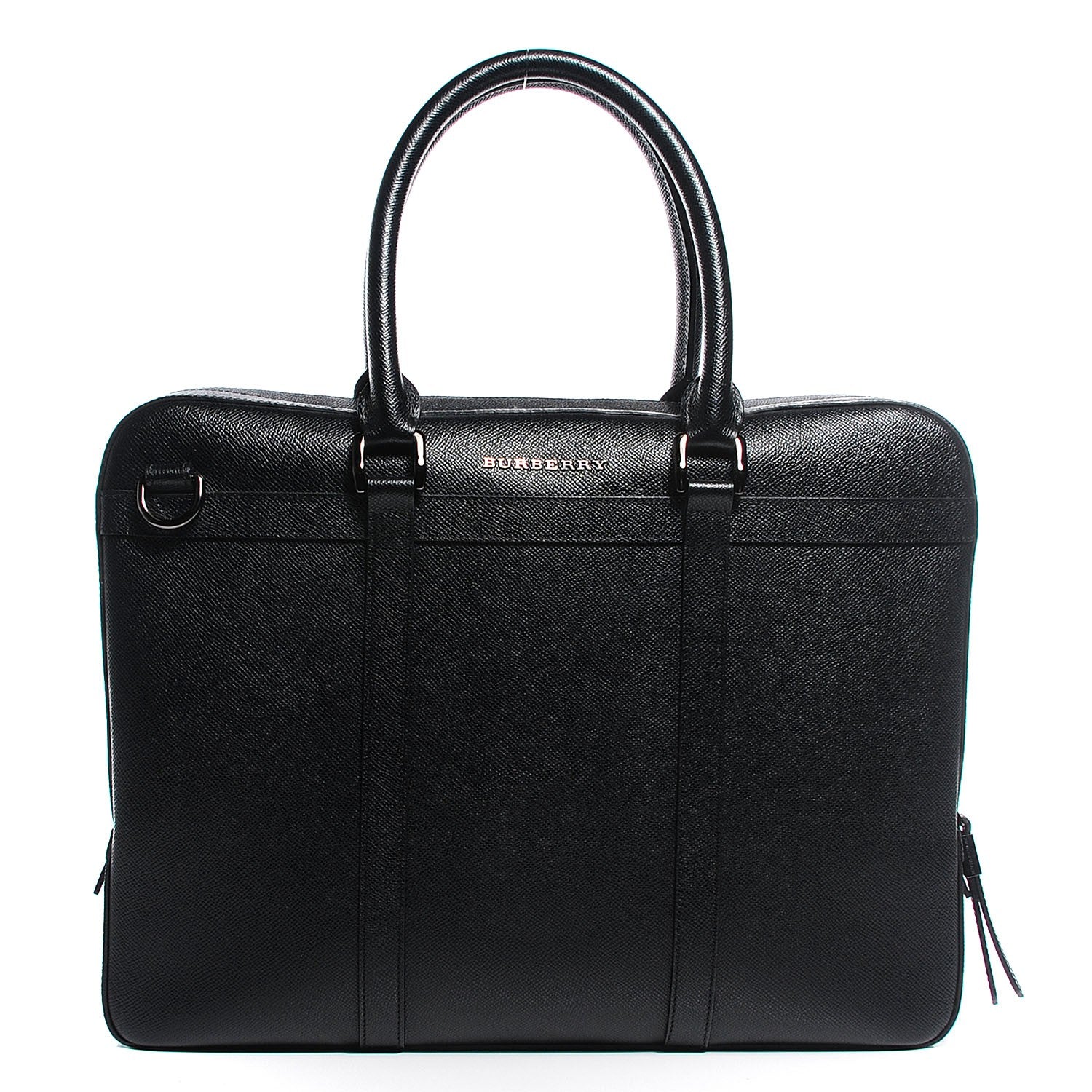 Burberry London Leather Briefcase Black 1 of 9
